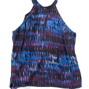 BB Dakota Silky Halter Tope with a peep Back size L